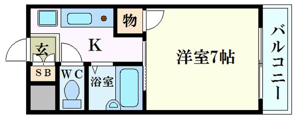 銀山町駅 徒歩4分 5階の物件間取画像